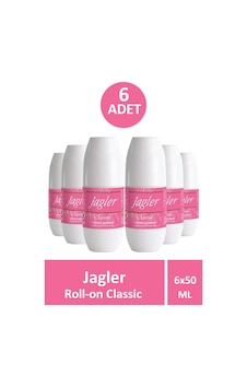 Jagler Classic Bayan Koltuk Altı Rollon 50 Ml 6 Adet Jagler Classic Bayan Koltuk Altı Rollon 50 Ml 6 Adet