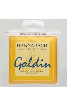 Hannabach 725mht Goldin Klasik Gitar Teli Seti Üst Segment - Premium Seri Super-carbon Tizler, Goldin Altın Alaşımlı Baslar, Medium/high Tension Karma Sertlik Ölçüler: 4/4 Standart Klasik Gitar Uyumlu Hannabach 725mht Goldin Klasik Gitar Teli Seti Üst Segment - Premium Seri Super-carbon Tizler, Goldin Altın Alaşımlı Baslar, Medium/high Tension Karma Sertlik Ölçüler: 4/4 Standart Klasik Gitar Uyumlu