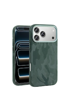 İphone 17 Pro Max Kılıf M-safe Şarj Özellikli Kamuflaj Tasarımlı Nvth Sera Sert Pc Kapak - Koyu Yeşi Yeşil İphone 17 Pro Max Kılıf M-safe Şarj Özellikli Kamuflaj Tasarımlı Nvth Sera Sert Pc Kapak - Koyu Yeşi Yeşil