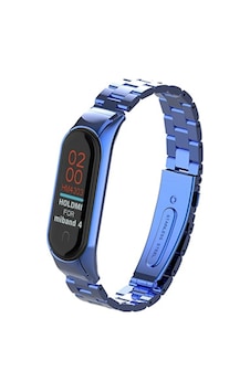 Newface - 872 - Xiaomi Mi Band 4 Metal Baklalı Kordon - Csmo-tex - - Mavi Newface - 872 - Xiaomi Mi Band 4 Metal Baklalı Kordon - Csmo-tex - - Mavi