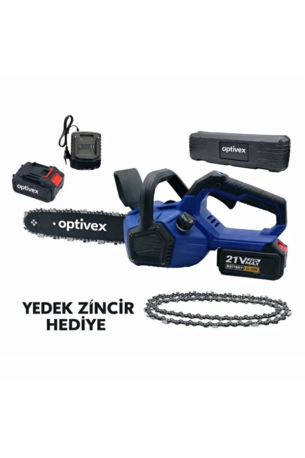 21v Çift Akülü Kömürsüz Dijital Göstergeli Çantalı Budama Testeresi