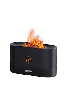 Ultrasonik Hava Nemlendirici Şömine Simülasyon 3d Alev Işığı Buhar Makinesi 180 Ml Siyah Ultrasonik Hava Nemlendirici Şömine Simülasyon 3d Alev Işığı Buhar Makinesi 180 Ml Siyah