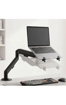 Powermaster Pm-27096 Profesyonel Amortisörlü 2'si 1 Arada Laptop Ve Monitör Standı Powermaster Pm-27096 Profesyonel Amortisörlü 2'si 1 Arada Laptop Ve Monitör Standı