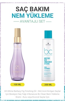 Barbary Fig Finishing Oil - Besleyici Saç Yağı + Bc Clean Nem Yükleme Kremi Barbary Fig Finishing Oil - Besleyici Saç Yağı + Bc Clean Nem Yükleme Kremi