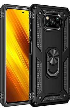 Xiaomi Poco X3 Kılıf Zore Vega Kapak Siyah Xiaomi Poco X3 Kılıf Zore Vega Kapak Siyah