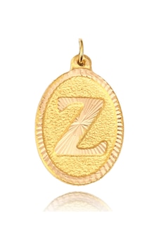 0.25 Gram 14 Ayar Altın Z Harf Kolye Ucu 0.25 Gram 14 Ayar Altın Z Harf Kolye Ucu