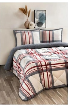 Merinos Comforter Tek Kişilik Yorgan Seti Kırmızı 160x240 Merinos Comforter Tek Kişilik Yorgan Seti Kırmızı 160x240
