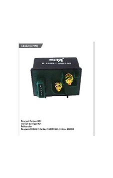 Unıversal Kizdirma Rolesi-12v Partner Hdi 5 Fişli 598143 - Elta-e1132 Unıversal Kizdirma Rolesi-12v Partner Hdi 5 Fişli 598143 - Elta-e1132