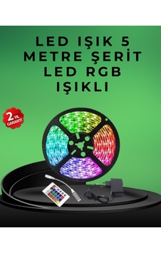 Tek Pratik Kurulumlu 5 Metre Kumandalı Şerit Led Najmaddin Diğer Tek Pratik Kurulumlu 5 Metre Kumandalı Şerit Led Najmaddin Diğer