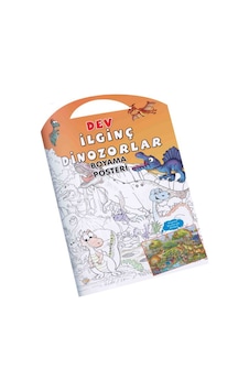 İlginç Dinozorlar Dev Boyama Posteri İlginç Dinozorlar Dev Boyama Posteri