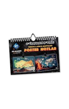 Coğrafyanın Kodları Türkiye Ve Dünya Haritaları Poster Notlar