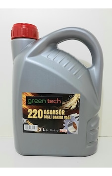 greentech 220 ASANSÖR DİŞLİ BAKIM YAĞI 3 LİTRE greentech 220 ASANSÖR DİŞLİ BAKIM YAĞI 3 LİTRE