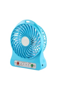 Portable Şarjlı Masaüstü Fan - Mavi Masaüstü Fan Karışık