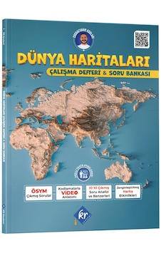 Coğrafyanın Kodları Dünya Haritaları Çalışma Defteri ve Soru Bankası