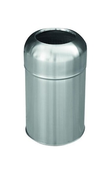 Çöp Kovası Kubbe Bombe Tip 304 Pasl. Ø24 40cm 15lt İnox Çöp Kovası Kubbe Bombe Tip 304 Pasl. Ø24 40cm 15lt İnox
