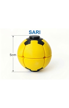 3d Baskı Push-spin Stres Topu - Spinner Ball - Sarı 3d Baskı Push-spin Stres Topu - Spinner Ball - Sarı