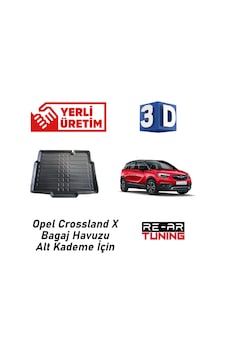 Re&ar Tuning Opel Crossland X İle Tam Uyumlu Bagaj Havuzu Alt Kademe İçin Re&ar Tuning Opel Crossland X İle Tam Uyumlu Bagaj Havuzu Alt Kademe İçin
