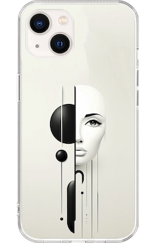Apple Uyumlu iPhone 13 Şeffaf Kılıf Estetik Yüz 2 Tasarımlı Apple Uyumlu iPhone 13 Şeffaf Kılıf Estetik Yüz 2 Tasarımlı
