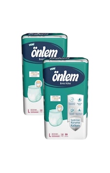 Önlem Emici Külot Hasta Bezi Eko Büyük Boy L Beden 30 Lu X 2 Adet Önlem Emici Külot Hasta Bezi Eko Büyük Boy L Beden 30 Lu X 2 Adet