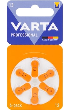 VARTA 13 NO KULAKLIK PİLİ 6LI PAKET VARTA 13 NO KULAKLIK PİLİ 6LI PAKET