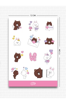 Ayıcık Sticker Bullet Journal Notebook Ajanda Scrapbook Için Set Ayıcık Sticker Bullet Journal Notebook Ajanda Scrapbook Için Set