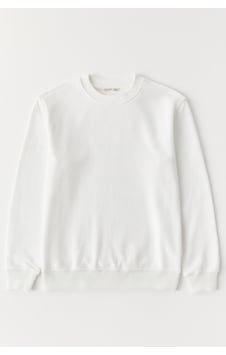 Mixray 2021 Kadın Basic 3 İplik Sweatshirt Beyaz Mixray 2021 Kadın Basic 3 İplik Sweatshirt Beyaz