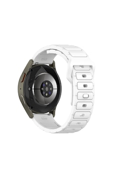 Gear S3 Omsy Krd-132 22mm Silikon Kordon Strap Kayış - Beyaz Gear S3 Omsy Krd-132 22mm Silikon Kordon Strap Kayış - Beyaz