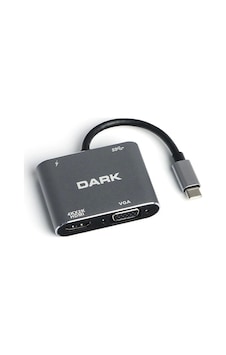 Hytech Hy-usbc80 4k 30hz Gri Metal 2xusb3.0 1xhdmı, 1xpd 10-100-1000m Type C Adaptör Hytech Hy-usbc80 4k 30hz Gri Metal 2xusb3.0 1xhdmı, 1xpd 10-100-1000m Type C Adaptör