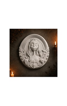 Mistik Gotik Kadın Figürlü Boyanabilir 3d Baskı Rölyef Duvar Süsü 20x23 Cm Mistik Gotik Kadın Figürlü Boyanabilir 3d Baskı Rölyef Duvar Süsü 20x23 Cm