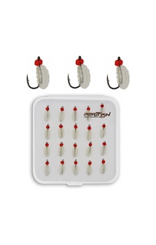 Portfish Kurtcuk Silikon Yem 20 Li Paket Renk: Şeffaf Glow Portfish Kurtcuk Silikon Yem 20 Li Paket Renk: Şeffaf Glow