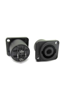 Hq Speed 4 Pin Speakon Şase Konnektör Hoparlör Jack (10 Adet) Hq Speed 4 Pin Speakon Şase Konnektör Hoparlör Jack (10 Adet)