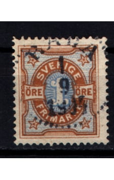 İsveç 1892 Sayısal Pullar 1öre Ws2235 İsveç 1892 Sayısal Pullar 1öre Ws2235