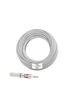 2+1 Cctv 0.22 Kamera Kablosu 20mt Poke Pk-1007