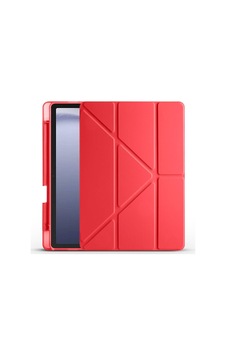 Aksesuarcim A9 Sm-x110 X115 İle Uyumlu Kılıf Silikon Yumuşak Kalem Bölmeli Esnek 4 Farklı Stand Olabilen Tablet Kılıfı Kırmızı Sku: Zeusb0fhj76cqg Arka Kapak
