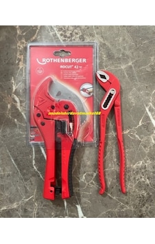 Rothenberger Pro X Pprc Plastik Boru Kesme Makası 42mm Ayarlı Fort Pense 2li Set Rothenberger Pro X Pprc Plastik Boru Kesme Makası 42mm Ayarlı Fort Pense 2li Set