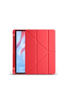 Aksesuarcim Pad X9 11.5' İle Uyumlu Kılıf Silikon Yumuşak Kalem Bölmeli Esnek 4 Farklı Stand Olabilen Tablet Kılıfı Kırmızı Sku: Zeusb0fhj7577v Arka Kapak