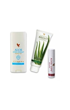 Forever Bright Aloe Vera Özlü Diş Macunu 130 G + Deo Stick + Lip Balm