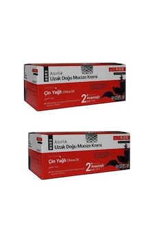 Nurs Çin Yağlı Asırlık Uzak Doğu Kremi 2 Kutu 4 Şişe