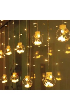 10 Sarkıtlı Kumandalı Dekoratif Top İçi Mini Toplu Led Günışığı Rengi Dekoratif Aydınlatma 5131 Düz 10 Sarkıtlı Kumandalı Dekoratif Top İçi Mini Toplu Led Günışığı Rengi Dekoratif Aydınlatma 5131 Düz