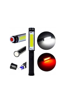 Q5 Pilli Mıknatıslı Cob Led Çalışma Tamir Kırmızı Işık El Feneri Çok Renkli Q5 Pilli Mıknatıslı Cob Led Çalışma Tamir Kırmızı Işık El Feneri Çok Renkli
