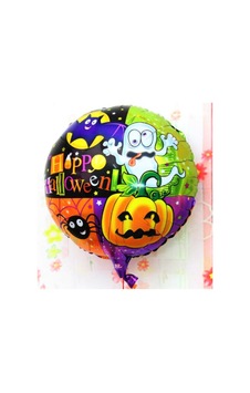 Halloween Örümcekli Kabaklı Folyo Bn 18 İnç Belirtilmemiş