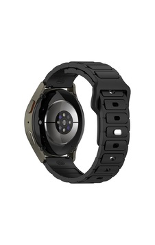Gear S3 Omsy Krd-132 22mm Silikon Kordon Strap Kayış - Siyah Gear S3 Omsy Krd-132 22mm Silikon Kordon Strap Kayış - Siyah