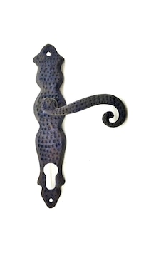 Magicool Antika Tarz Dekoratif Pirinç Ferforje Oda Kapı Kolu - 210x43 Mm, Oksit Magicool Antika Tarz Dekoratif Pirinç Ferforje Oda Kapı Kolu - 210x43 Mm, Oksit