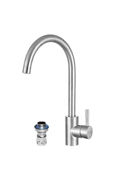 Fleko Inox Kuğu Eviye Bataryası Ks1S01