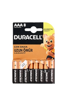 Duracell Alkalin Aaa İnce Kalem Pil 1,5v Lr03 / Mn2400 , 8'li Paket 2'li Mıchu Duracell Alkalin Aaa İnce Kalem Pil 1,5v Lr03 / Mn2400 , 8'li Paket 2'li Mıchu