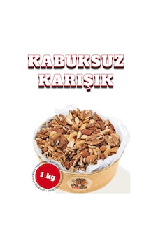 Kavrulmuş Kabuksuz Karışık Kuruyemiş 1 Kg - Lüks Çerez Kaju, Badem, Ceviz, Yer Fıstığı 1 KG Kavrulmuş Kabuksuz Karışık Kuruyemiş 1 Kg - Lüks Çerez Kaju, Badem, Ceviz, Yer Fıstığı 1 KG
