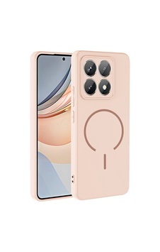 Zore 14t Pro Kılıf M-safe Şarj Özellikli Omsy Meta Kapak - Rose Pembe Zore 14t Pro Kılıf M-safe Şarj Özellikli Omsy Meta Kapak - Rose Pembe