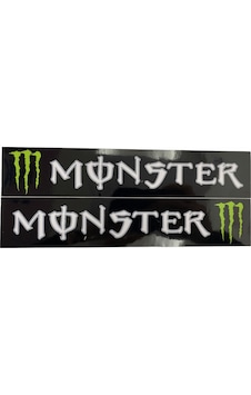 Monster Ön Amortisör Sticker Seti Monster Ön Amortisör Sticker Seti