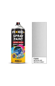 Sgs Fixed F-3252 Akrilik Sprey Boya Metalik Gri 400 Ml Sgs Fixed F-3252 Akrilik Sprey Boya Metalik Gri 400 Ml