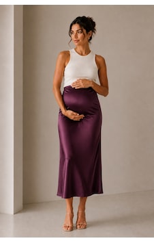 Luvmabelly Myra9035- Saten Etek -mor Luvmabelly Myra9035- Saten Etek -mor
